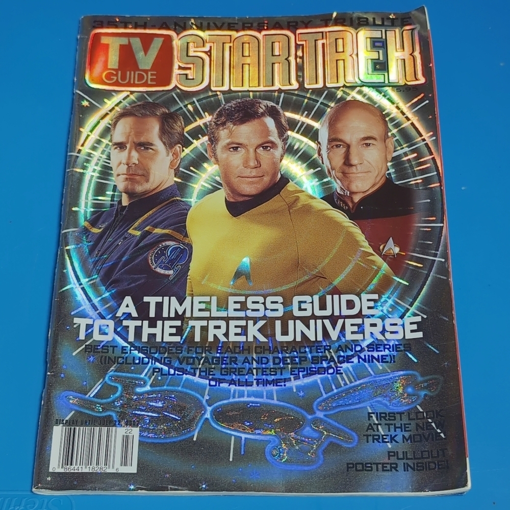 TV Guide Star Trek Collector Magazine - Timeless  35th Anniversary Holographic